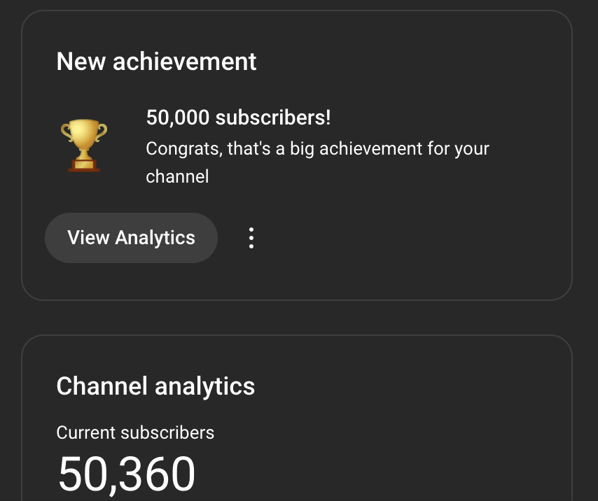 50000 Chutney Music YouTube Subscribers