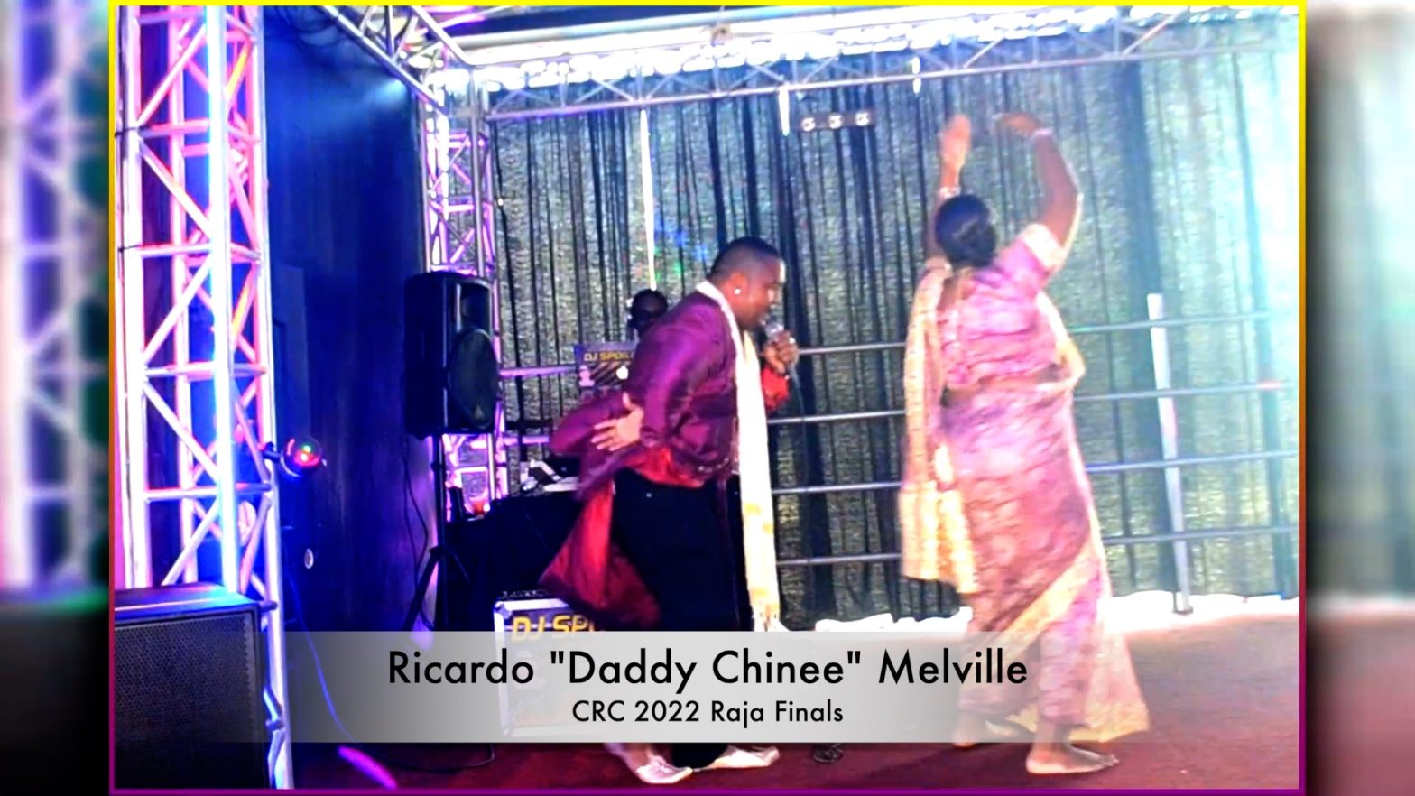 Ricardo Melville better known as Daddy Chinee won the Chutneymusic.com CRC 2022 Raja Title by unanimous judges decision.