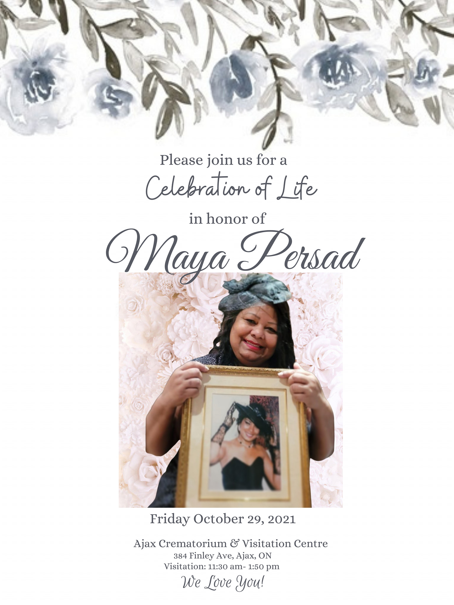 Celebrating the Life of Maya Persad