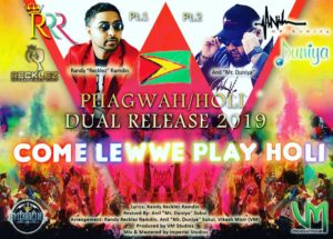 Come Lewwe Play Holi Pt. 1 By Randy Recklez Ramdin Ft. Anil Mr. Duniya (phagwah:holi 2019)