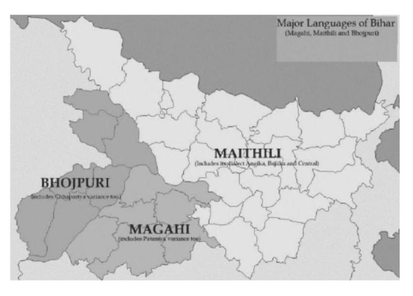 Figure 4 The Bihārī Languages.