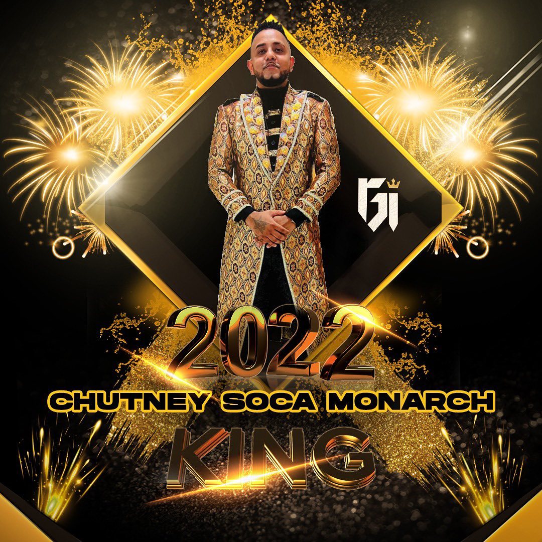 GI Beharry wins the Chutney Soca Monarch 2022 for the third time in a row