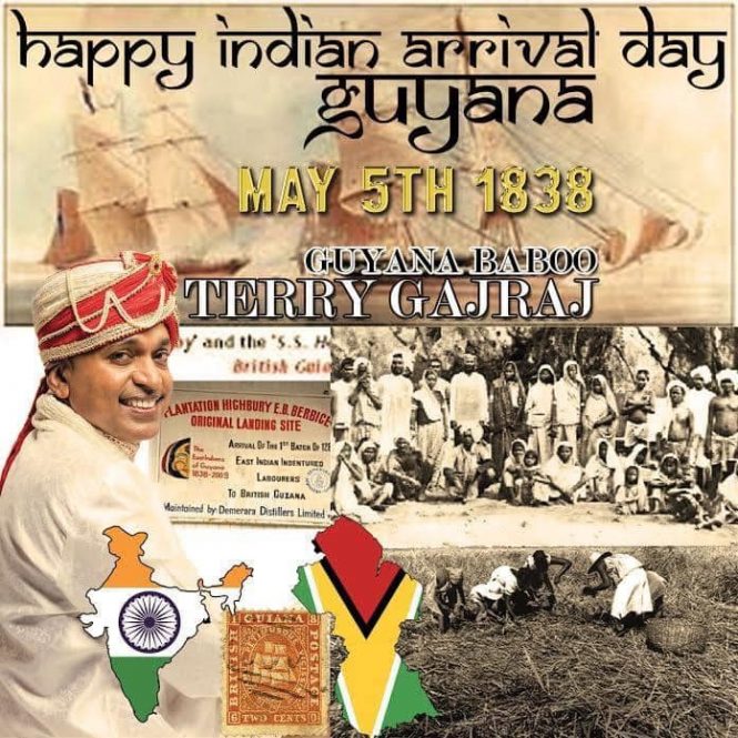 Happy Indian Arrival Day Guyana From Terry Gajraj Chutney Music