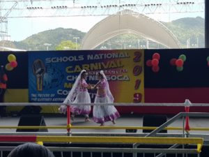 National Carnival Schools Intellectual Chutney Soca Monarch Competition 2019 Two Dancer Girls