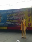 National Carnival Schools Intellectual Chutney Soca Monarch Competition 2019 Yellow Dress