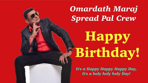 Omardath Maraj Happy Birthday
