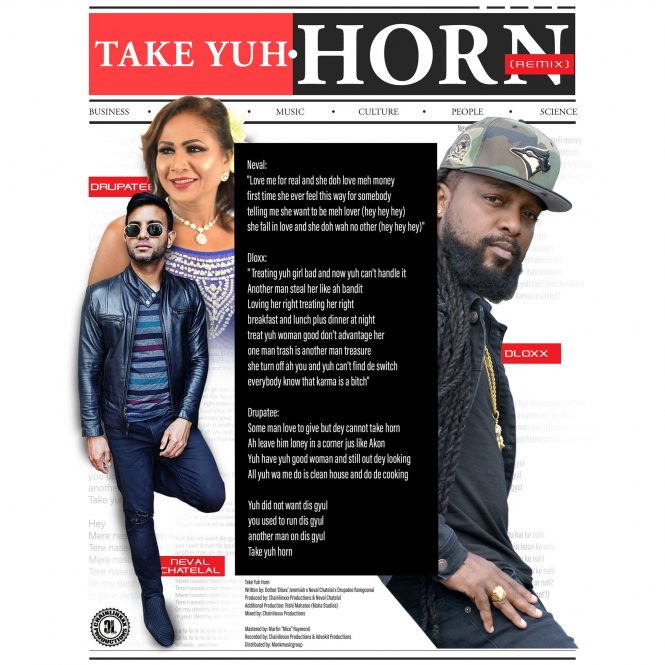Take Yuh Horn Remix by Dloxx, Neval Chatelal & Drupatee Ramgoonai
