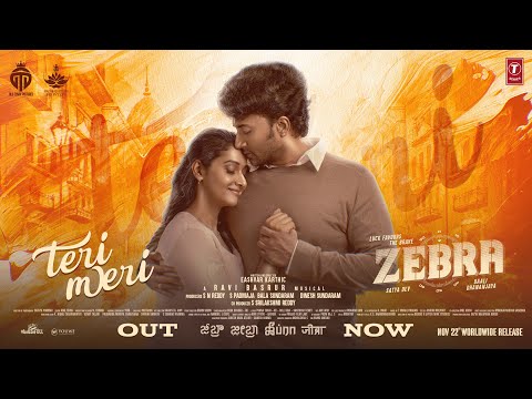 ZEBRA: Teri Meri (Hindi) (Audio) Satya Dev, Priya Bhavani Shankar |Ravi Basrur,Airaa,Santhosh,Deepak