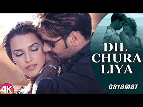 Dil Chura Liya – 4K Video | Ajay Devgan & Neha Dhupia | Qayamat | 90’s Bollywood Romantic Songs