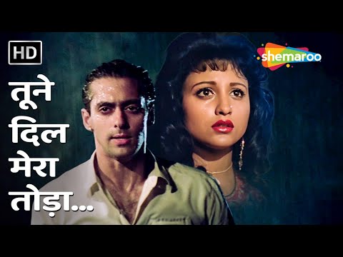 Tune Dil Mera Toda | Lata Mangeshkar | Sanam Bewafa (1991) | Salman Khan, Chandni | Sad Hindi Songs
