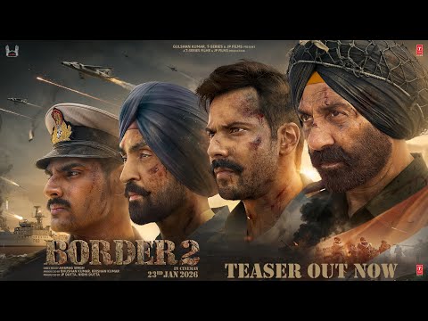BORDER 2 (Teaser): Sunny Deol, Varun D, Diljit, Ahan | Anurag S | JP Dutta, Bhushan K | 23-Jan-2026