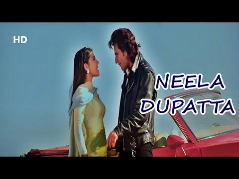 Neela Dupatta Song | Saif Ali Khan & Kajol | Hameshaa (1997) | Abhijeet | Sadhana S.| 90s Hindi Song