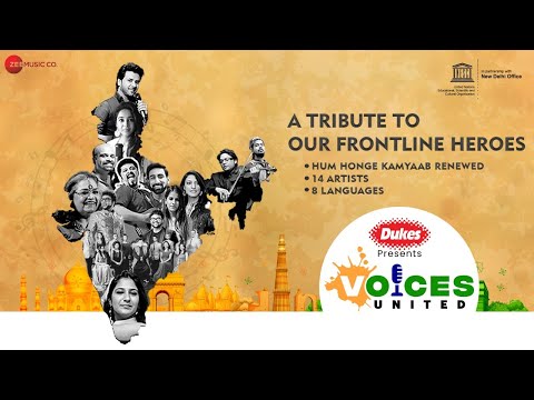Voices United - Hum Honge Kamyaab | Usha U, Raghu D, Javed A, Shilpa R, Shillong Choir & Haricharan